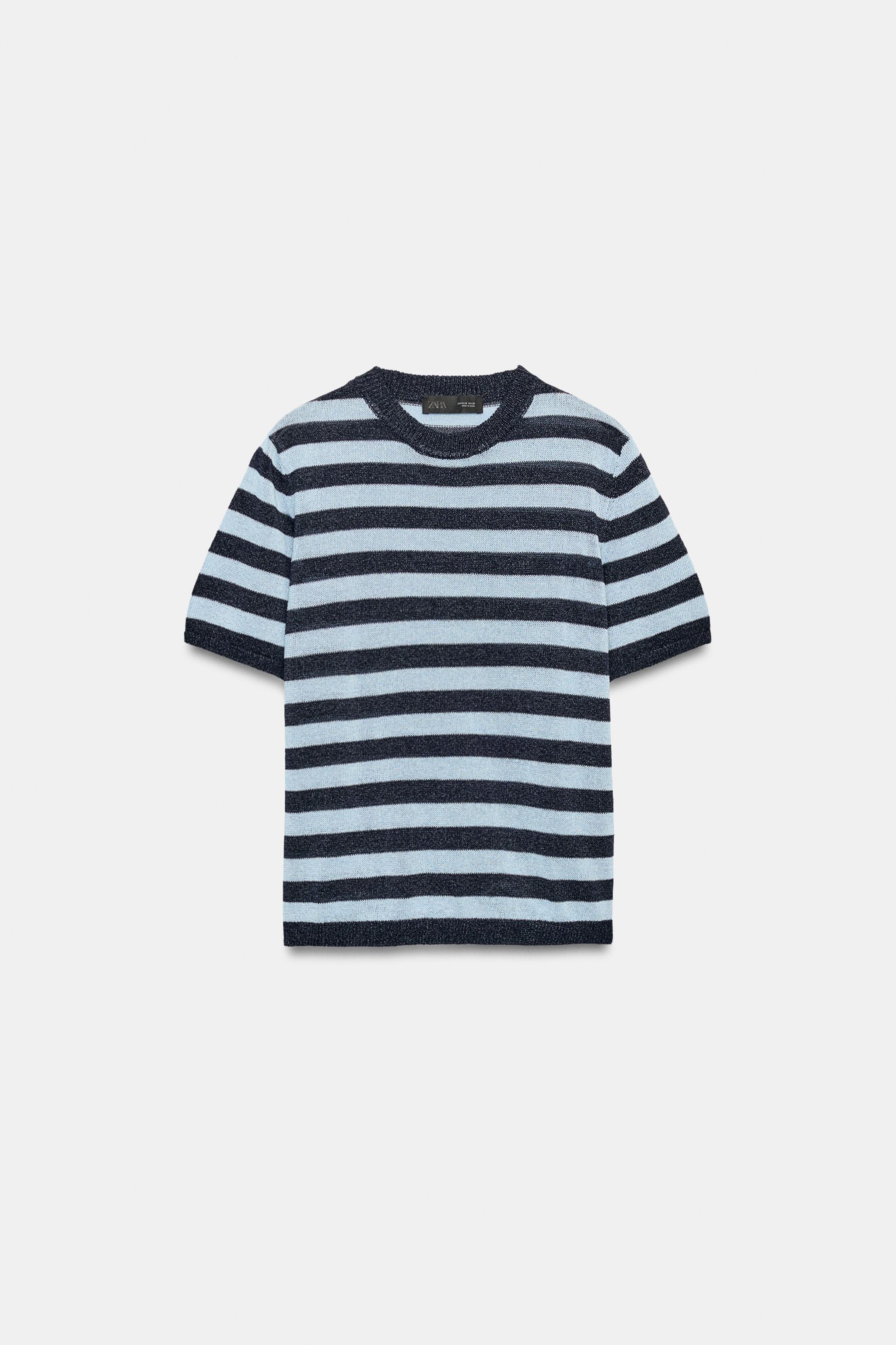 SHORT SLEEVE KNIT TOP